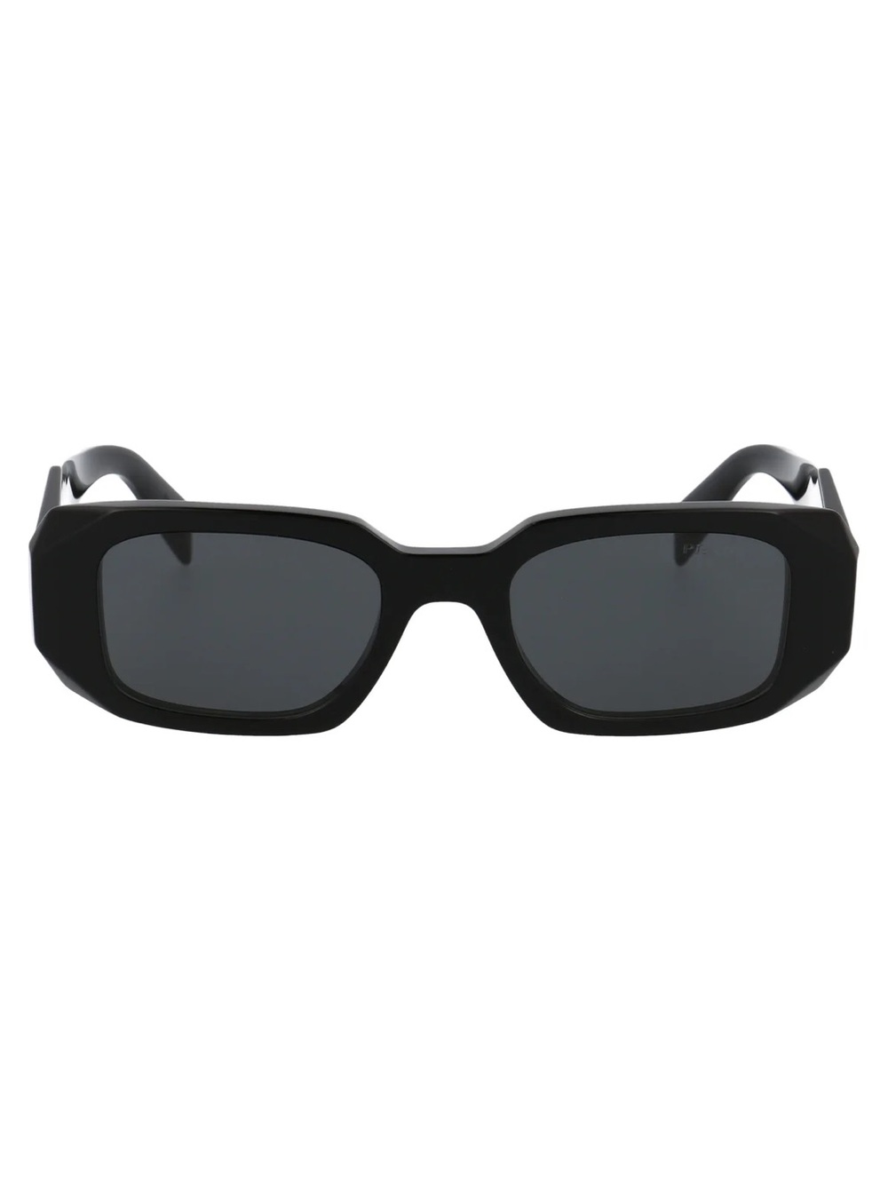 Prada Black Geometric Frame Sunglasses